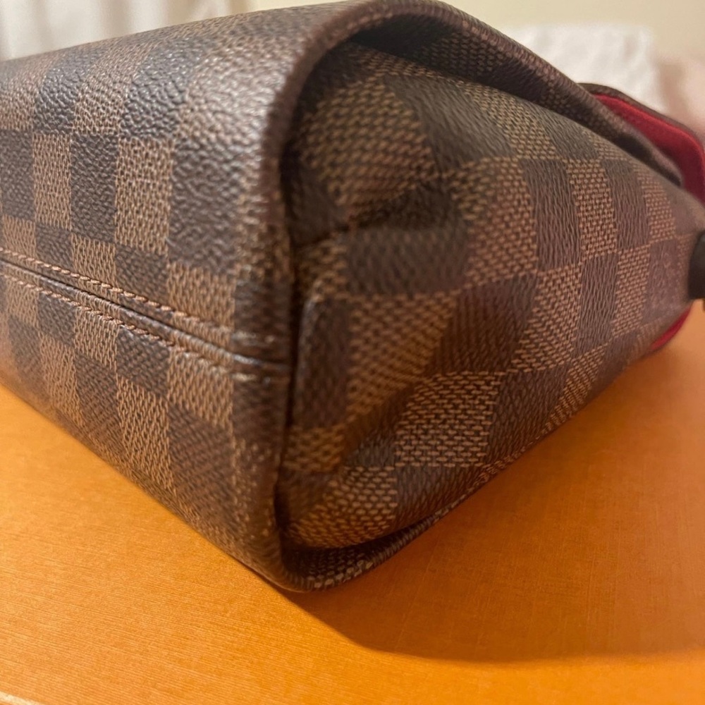 Louis Vuitton Brown Checkered Crossbody Bag - Picture 6 of 13